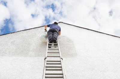 Peinture extérieure à la Loge — façades et ravalement